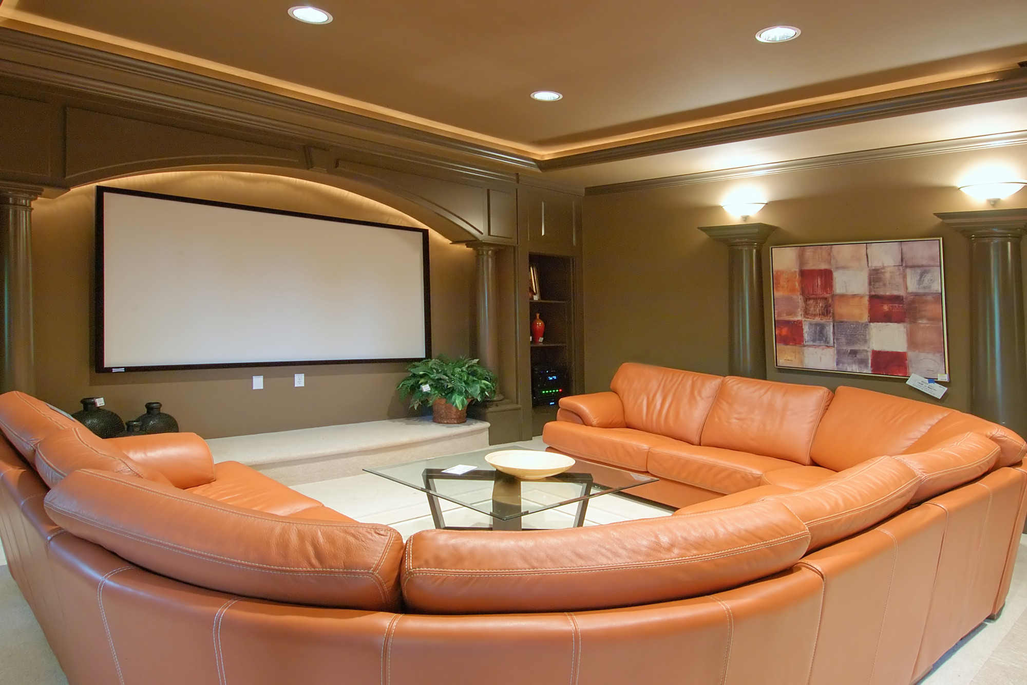 large living room theater